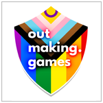 Out Making Games Logo Crest